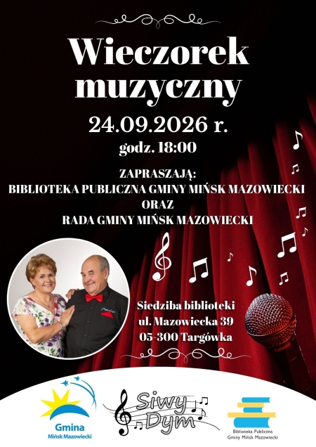 zaproszenie na wieczorek muzyczny