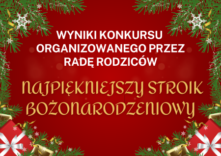 Wyniki konkursu na najpiękniejszy stroik bożonarodzeniowy